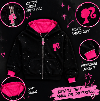 BarbieHoodie™ - Barbie Zip-Up